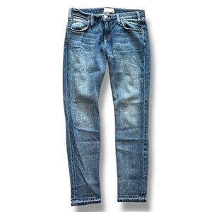 Current/Elliott The Roller Jean Bayberry Blue Women's Size 25 Classic Fall 1950s